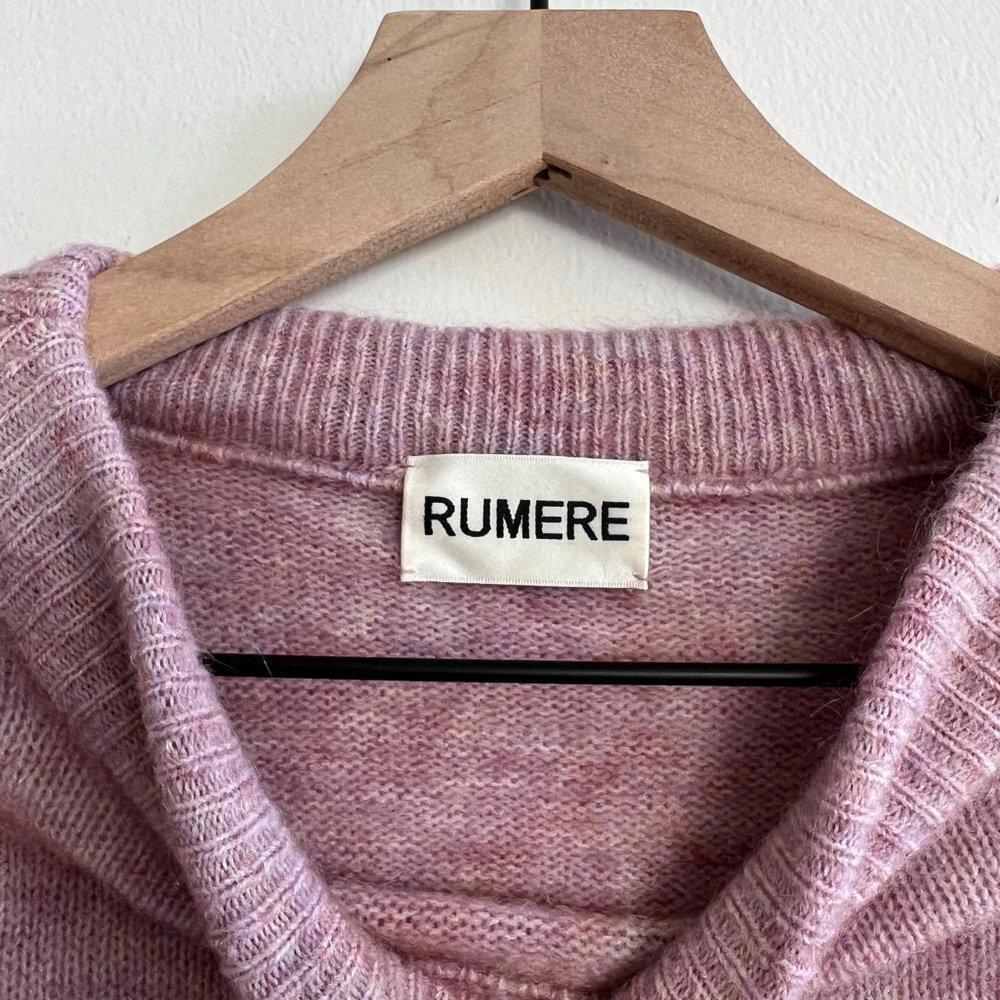 Soft Pink Women's Crewneck Sweater - Picture 5 of 12